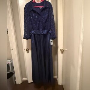 Alex Evenings Midnight Blue Dress